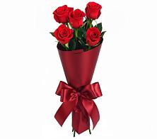 Букет 5 Красных роз Эдлесс Лав в Воздвиженке Приморский край