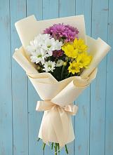 Букет цветов из:  Хризантемы #REPLACE_PRED# Воздвиженке Приморский край