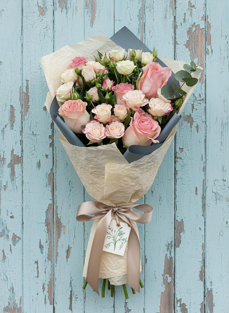 Букет цветов из: Розы в Воздвиженке Приморский край