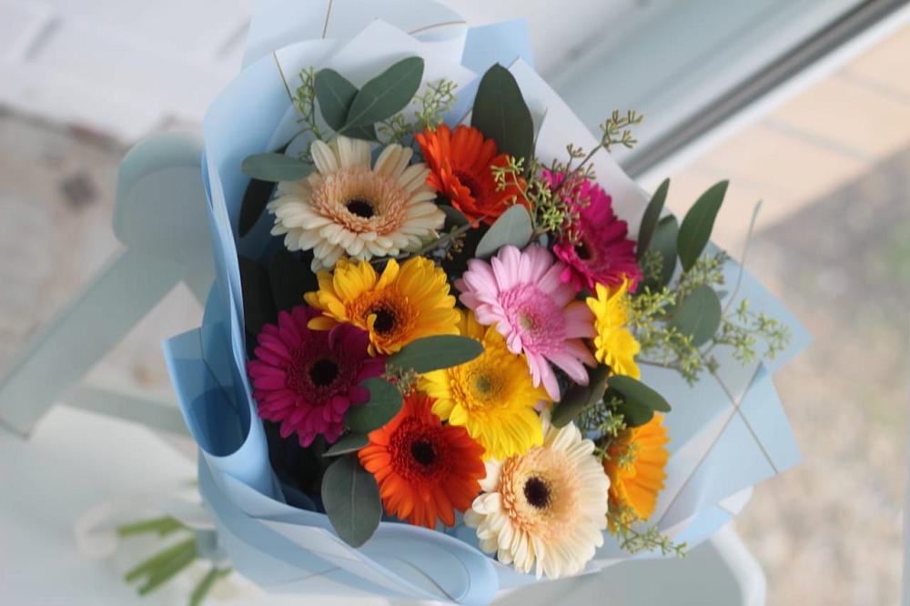 Букет цветов из: Герберы в Воздвиженке Приморский край