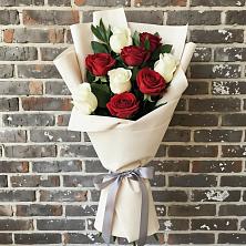 Букет цветов из:  Розы в Воздвиженке Приморский край