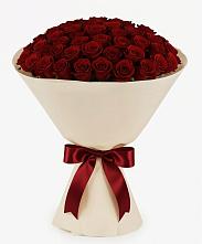 Букет 101 Бордовая роза Блэк Бакарра в Воздвиженке Приморский край
