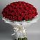 Букет 101 Красная роза Блэк Мэджик в Воздвиженке Приморский край