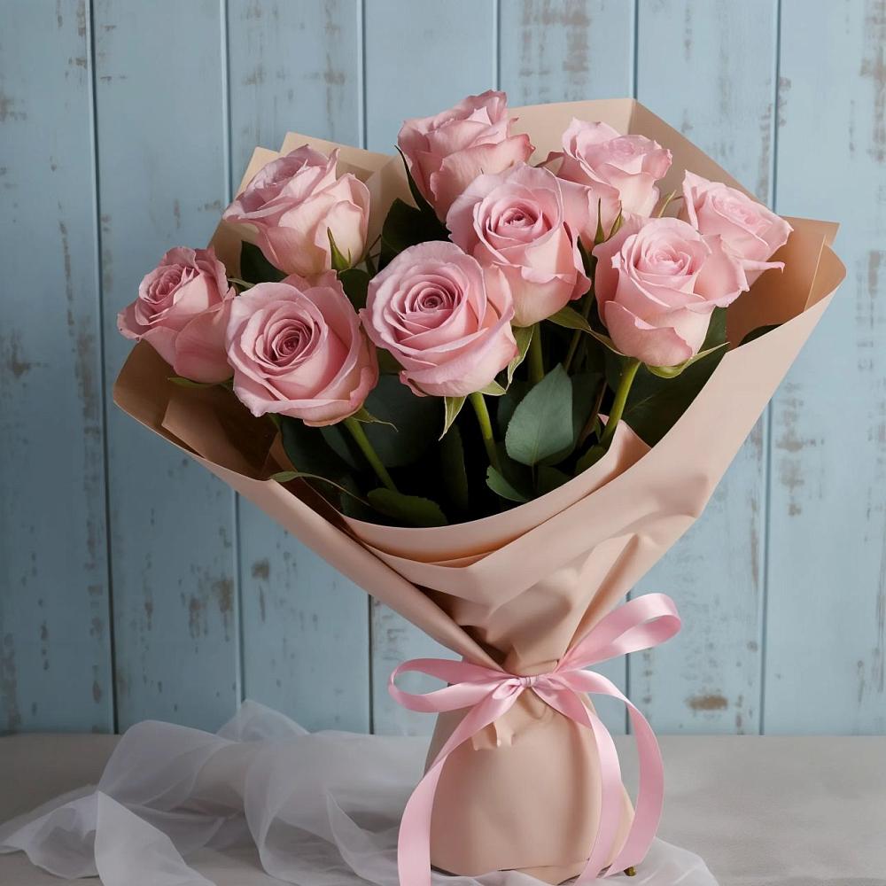 Букет цветов из: Розы в Воздвиженке Приморский край