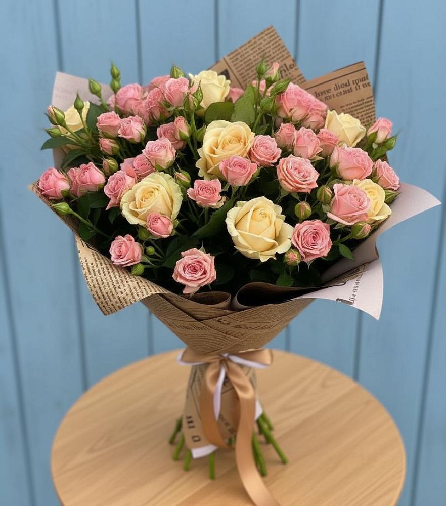 Букет цветов из: Розы в Воздвиженке Приморский край