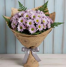 Букет цветов из:  Хризантемы в Воздвиженке Приморский край