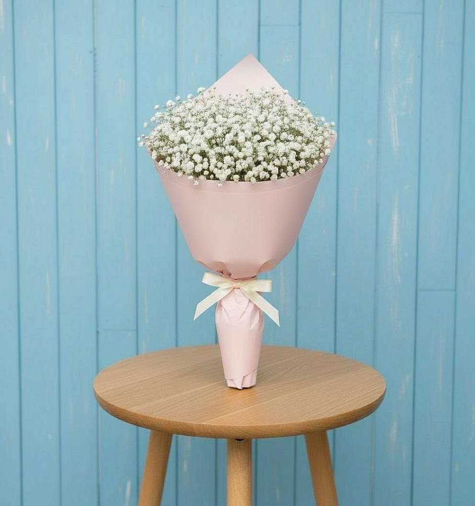 Букет цветов из: Гипсофила в Воздвиженке Приморский край