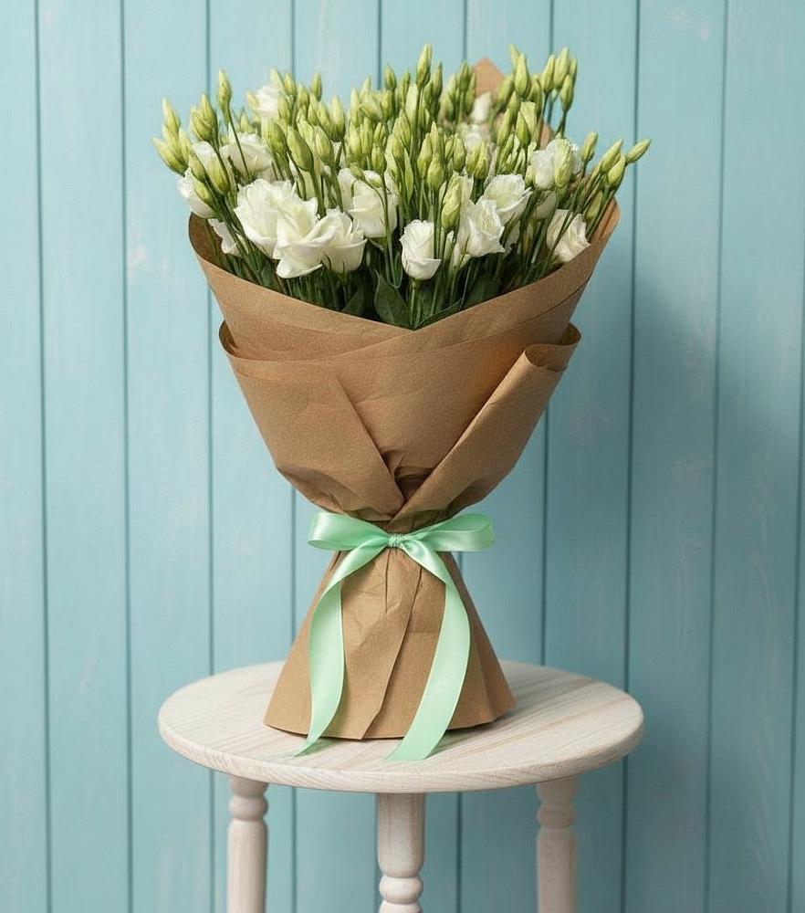 Букет цветов из: Лизиантусы в Воздвиженке Приморский край