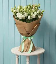 Букет цветов из:  Лизиантусы #REPLACE_PRED# Воздвиженке Приморский край