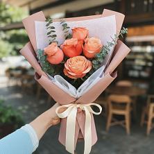 Букет цветов из:  Розы в Воздвиженке Приморский край