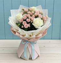Букет цветов из:  Розы в Воздвиженке Приморский край