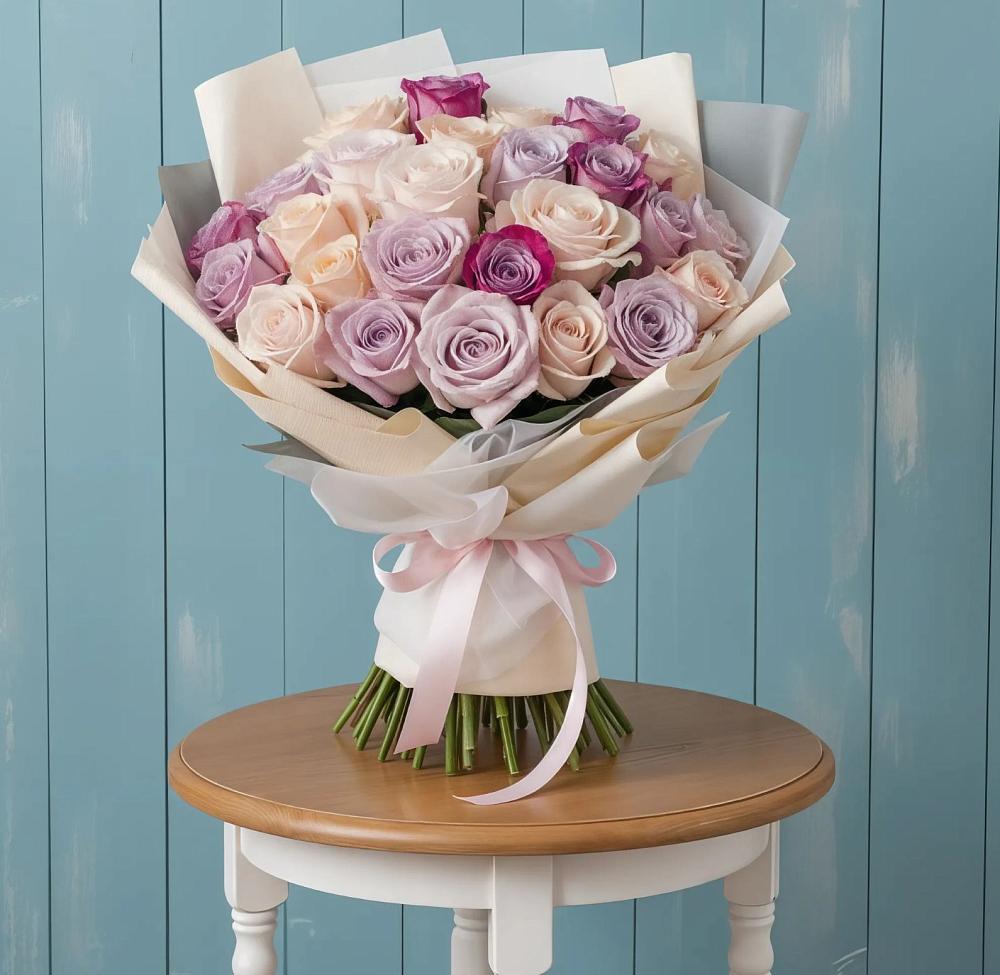 Букет цветов из: Розы в Воздвиженке Приморский край