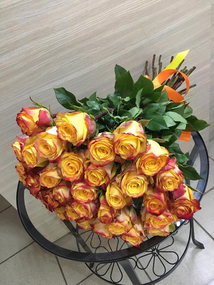 Букет Желтые розы в Воздвиженке Приморский край