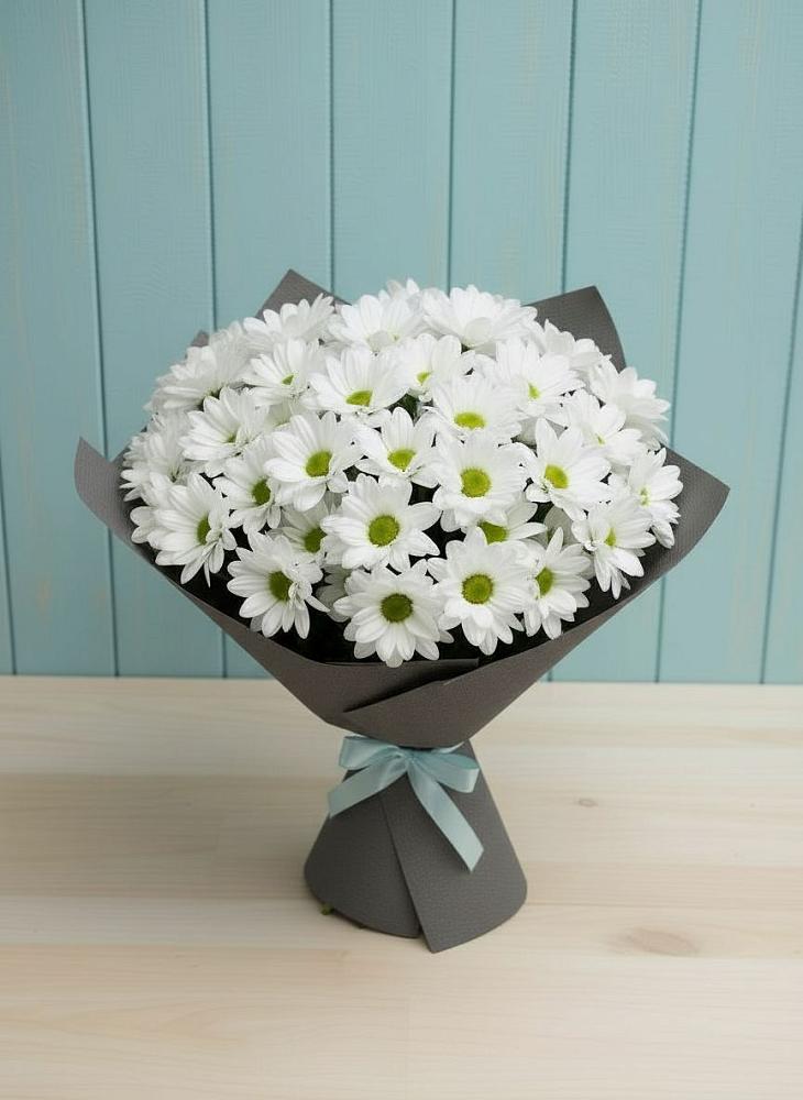 Букет цветов из: Хризантемы в Воздвиженке Приморский край