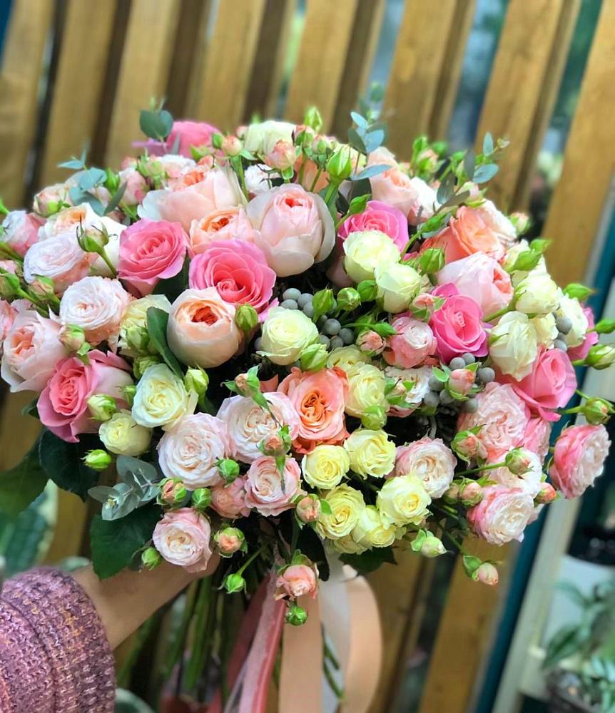 Букет цветов из: Розы в Воздвиженке Приморский край