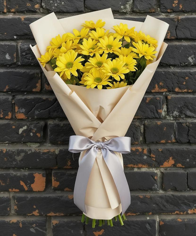 Букет цветов из: Хризантемы в Воздвиженке Приморский край