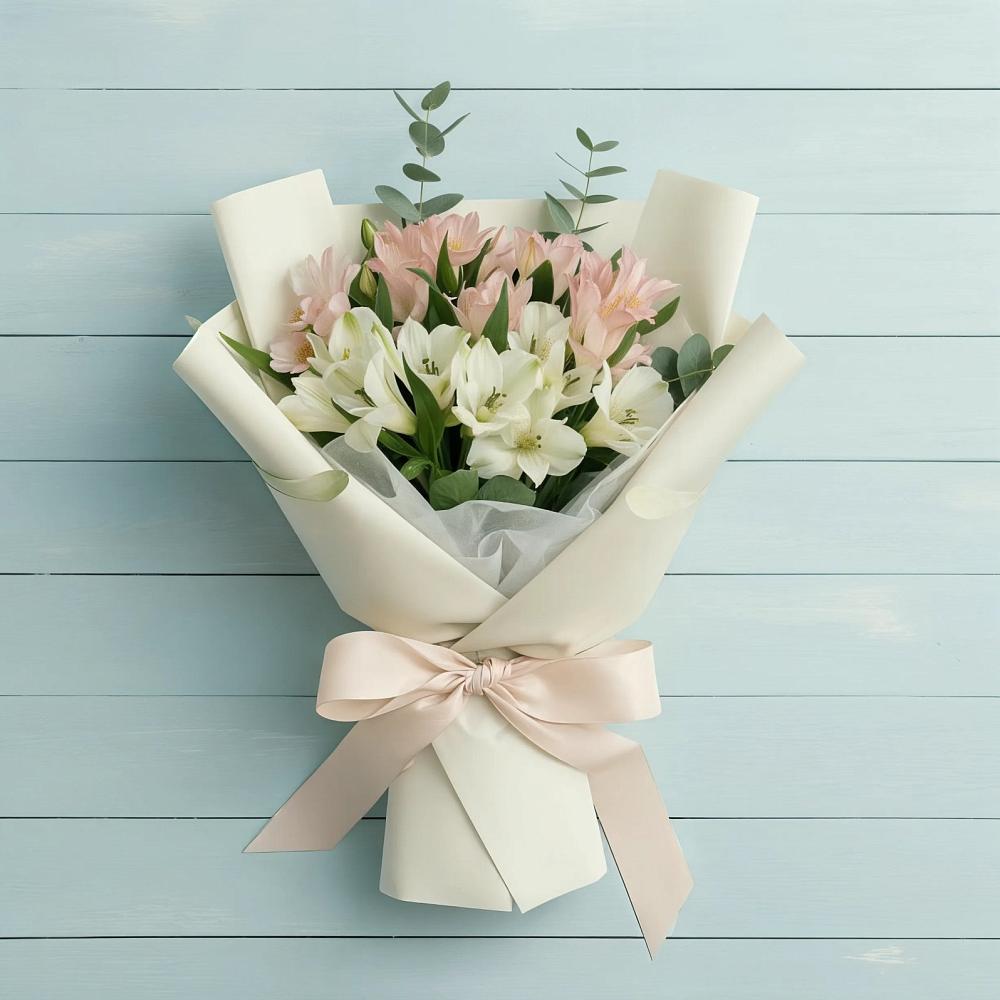 Букет цветов из: Альстромерии в Воздвиженке Приморский край