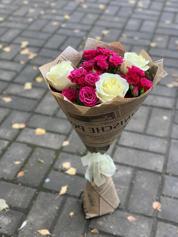 Букет цветов из: Розы в Воздвиженке Приморский край