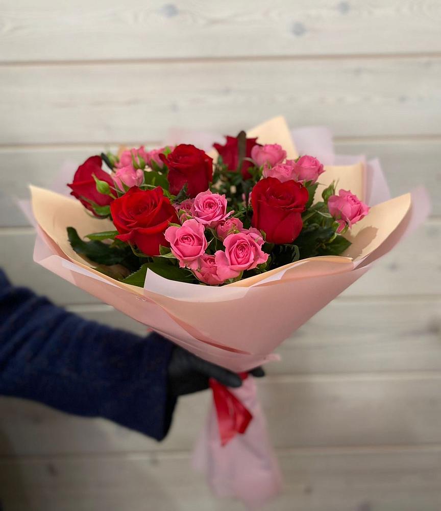 Букет цветов из: Розы в Воздвиженке Приморский край