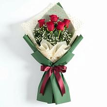 Букет цветов из:  Розы в Воздвиженке Приморский край