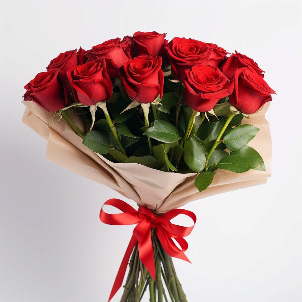 Букет 11 Красных роз Эдлесс Лав в Воздвиженке Приморский край